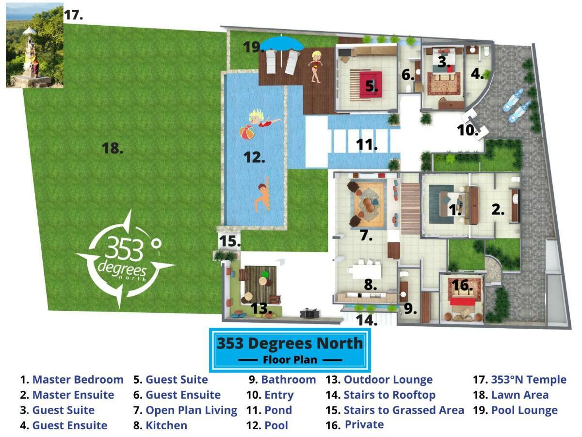 353 Degrees North Villa Lembongan Dış mekan fotoğraf